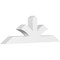 Ekena Millwork Richland Architectural Grade PVC Gable Bracket, 72"W x 24"H x 6"D x 6"F, 8/12 Pitch GBP072X24X0606RIC00 - alternate 1